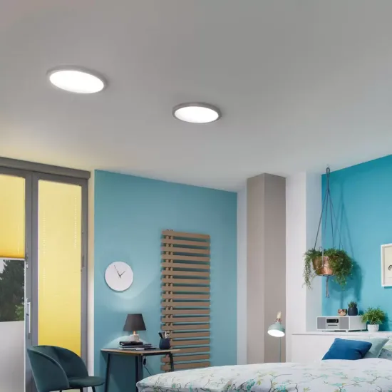 Paulmann Atria LED Ceiling Light, Ø22cm, White, Matte