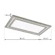 Lucande LED-Panel Leicy, Nickel, 80 cm, RGBIC, CCT