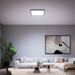 Philips Hue White Ambiance Aurelle 60x60cm schwarz