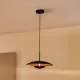 Lindby LED Pendant Light Tiama, Metal, Black/Gold, Ø 40 cm