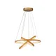 LED Pendant Light Eternity, Gold-Colored, Bamboo, Ø 50 cm