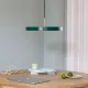 UMAGE Asteria Medium Pendant Light, Brass Green