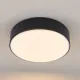 Lindby LED Ceiling Light Simera, Ø 30 cm, Black, White