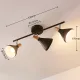 Lindby Spotlight Arina, 53 cm, Black, 3-Light, E14