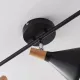 Lindby Spotlight Arina, 53 cm, Black, 3-Light, E14