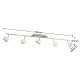 Lucande Kilio LED Spotlight, 5-Light, Chrome