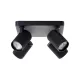 LED Ceiling Spotlight Marty, 22 cm Length, Sand Black, 4-Light