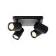 LED Ceiling Spotlight Marty, 22 cm Length, Sand Black, 4-Light