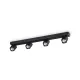 Ideal Lux Ceiling Spot Rudy Square, Black, 4-Light, Metal