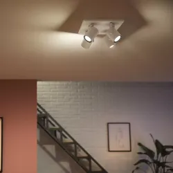 Philips Hue LED Spotlight Argenta, White, 4-Light, RGB CCT