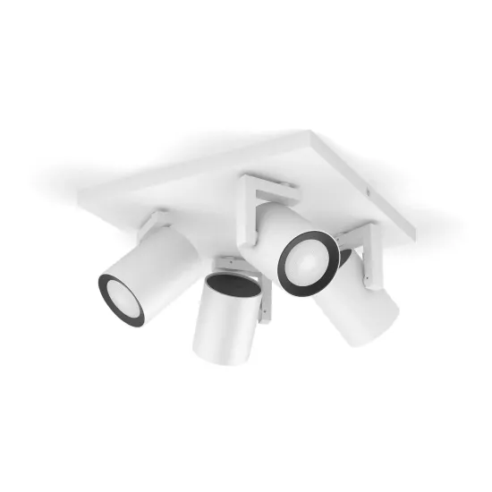 Philips Hue LED Spotlight Argenta, White, 4-Light, RGB CCT