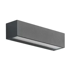 Arcchio LED Wall Lamp Lengo, 25 cm, Anthracite, Single-Light, CCT