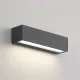 Arcchio LED Wall Lamp Lengo, 25 cm, Anthracite, Single-Light, CCT