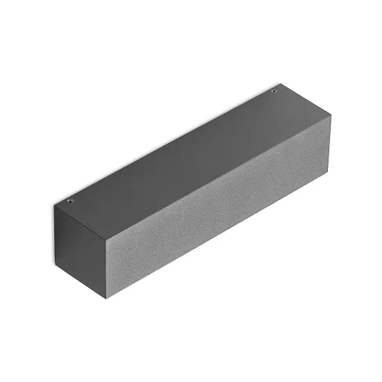Arcchio LED Wall Lamp Lengo, 25 cm, Anthracite, Single-Light, CCT