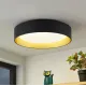 Lindby Gracjan LED Ceiling Light CCT Black / Gold