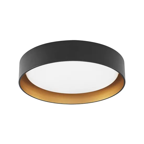 Lindby Gracjan LED Ceiling Light CCT Black / Gold