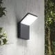 Ideal Lux LED Outdoor Wall Light Style, Anthracite, Aluminum, 4000K
