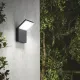 Ideal Lux LED Outdoor Wall Light Style, Anthracite, Aluminum, 4000K