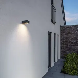 SLV Eskina Frame LED Outdoor Wall Lamp, Single-Light, CCT