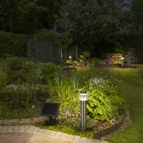 LEDVANCE LED Pathway Light Endura Hybrid Hagen, Stainless Steel