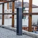 Lindby LED Pathway Light Emima, 80 cm, Anthracite, Aluminum