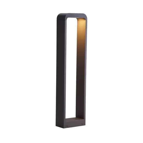 Lindby LED Pathway Light Emima, 80 cm, Anthracite, Aluminum