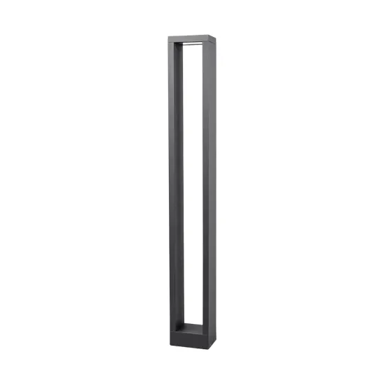 Lucande LED Pathway Lamp Jupp, Graphite Gray, Aluminum, 90 cm