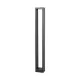 Lucande LED Pathway Lamp Jupp, Graphite Gray, Aluminum, 90 cm