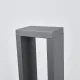 Lucande LED Pathway Lamp Jupp, Graphite Gray, Aluminum, 90 cm