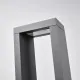 Lucande LED Pathway Lamp Jupp, Graphite Gray, Aluminum, 90 cm