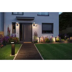 Paulmann LED Pathway Light Juntea, Anthracite, Sensor, 2-Light