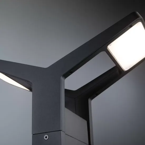 Paulmann LED Pathway Light Juntea, Anthracite, Sensor, 2-Light