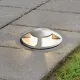 LED Recessed Ground Spotlight Anina, Aluminum