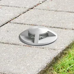 LED Recessed Ground Spotlight Anina, Aluminum