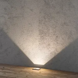 Malte LED recessed floor spotlight, flexible beam angle, 9W