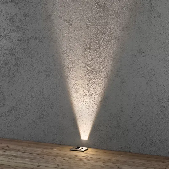 Malte LED recessed floor spotlight, flexible beam angle, 9W