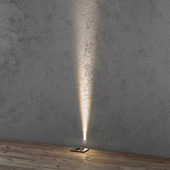 Malte LED recessed floor spotlight, flexible beam angle, 9W