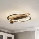 Lindby Berisha LED Ceiling Lamp, 4-Light, Nickel