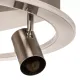 Lindby Berisha LED Ceiling Lamp, 4-Light, Nickel