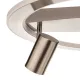 Lindby Berisha LED Ceiling Lamp, 4-Light, Nickel