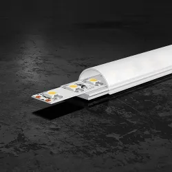 EVN APFLAT5 aluminum profile, 200 cm, with a rounded cover