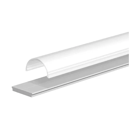 EVN APFLAT5 aluminum profile, 200 cm, with a rounded cover