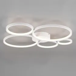 LED Ceiling Lamp Rondo, White Matte