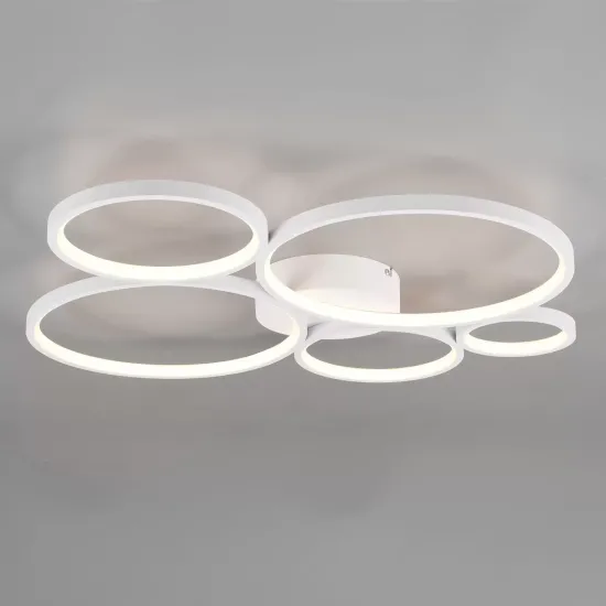 LED Ceiling Lamp Rondo, White Matte