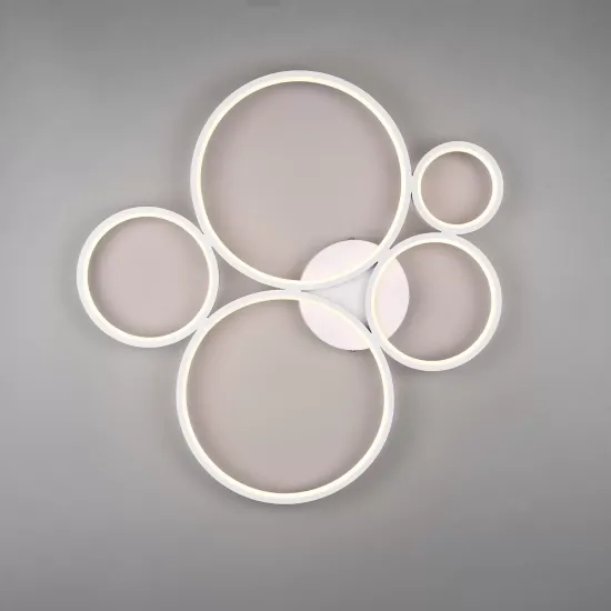 LED Ceiling Lamp Rondo, White Matte