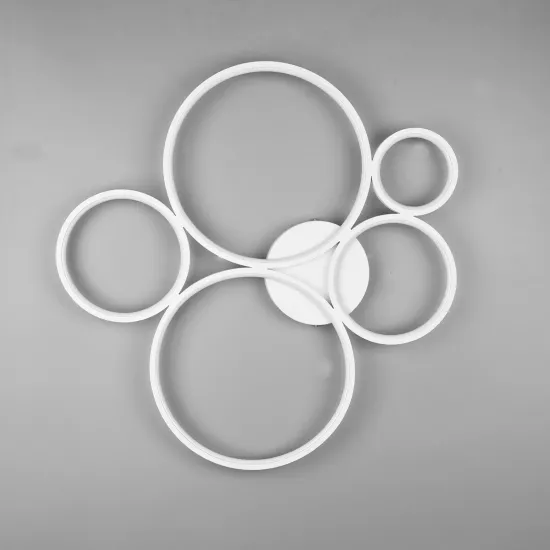 LED Ceiling Lamp Rondo, White Matte