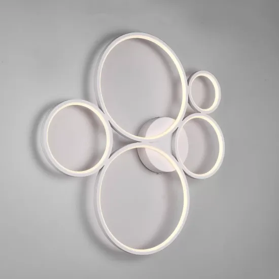 LED Ceiling Lamp Rondo, White Matte