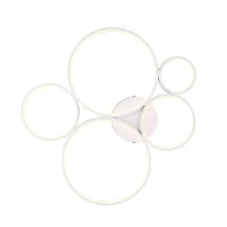 LED Ceiling Lamp Rondo, White Matte