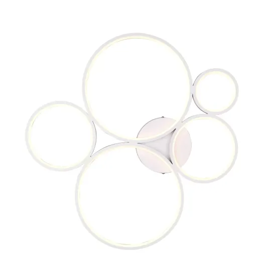 LED Ceiling Lamp Rondo, White Matte