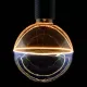 SEGULA LED Globe Illusion, E27, G145, blue/amber, 6W, 1900K, dimmable